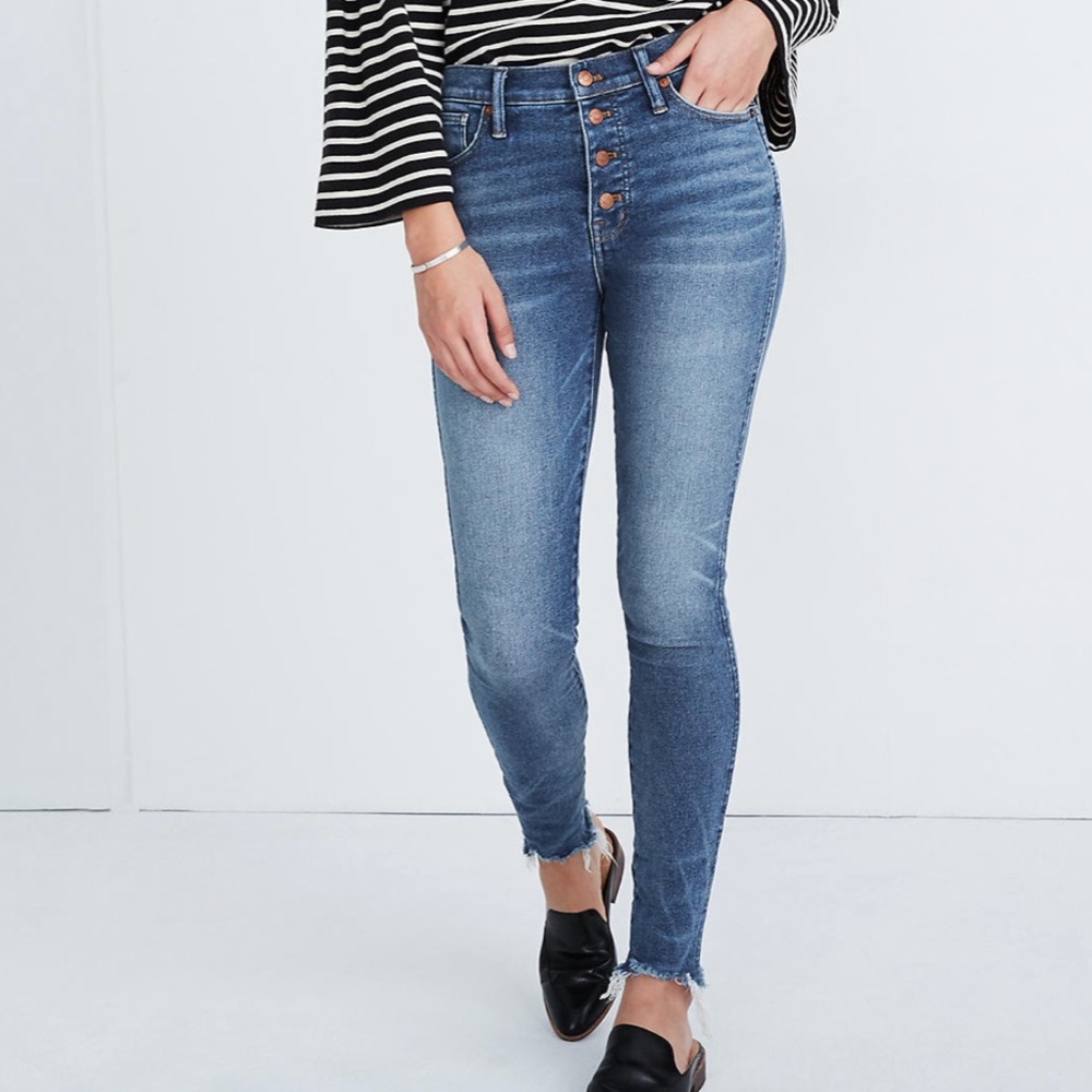 MADEWELL. High-Rise Skinny Jeans